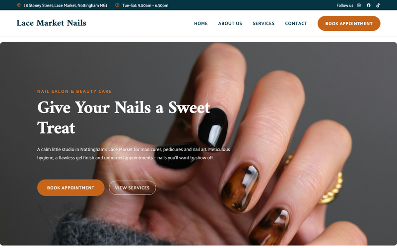 Lace Studio template preview